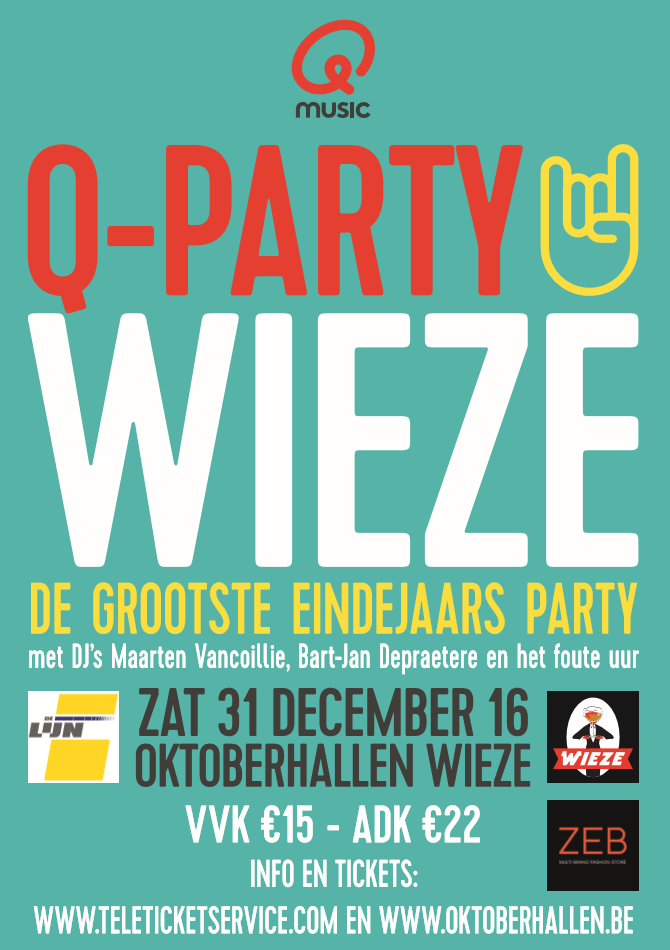 Q-Party affiche op 31/12/2016